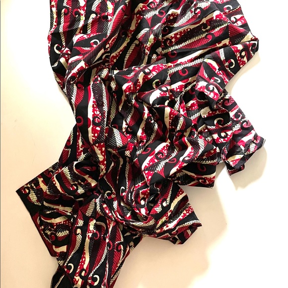 Beautiful Cotton large scarf sarong Indonesian antique style block print wrap - Picture 6 of 10